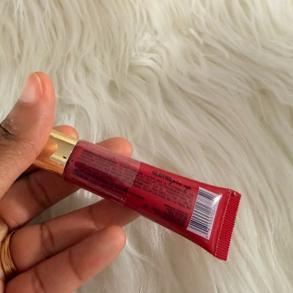 L.A. Girl Glazed Lip Paint Women 0.4oz Pin-Up Red New Glossy Liquid Lipstick GL